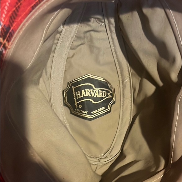 Vintage Harvard Red and Black Bucket Hat for Casual Wear - Picture 4 of 5